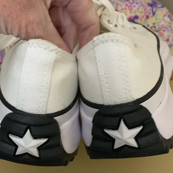 Converse Off-White platform Canvas Sneakers - Picture 4 of 5